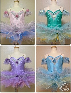 妖精、花などA　ピンク110-120×2.120-13×1   緑110-120×1.120-130×2.130-140×2   紫120-130×3.130-140×1.140-150×1  水色120-130×1.130-140×1.140-150×1