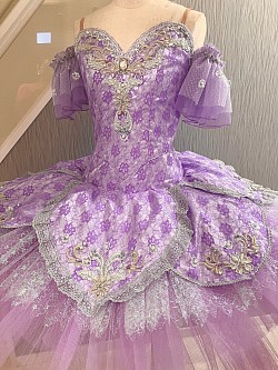 パープルチュチュB 165cm以上×1　リメイク衣裳により¥6000